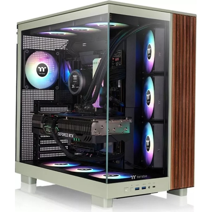 Carcasa Thermaltake View 380 XL WS ARGB Matcha Green