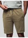 Мъжки спортни шорти slim fit с еластичен колан и джобове, Многоцветен