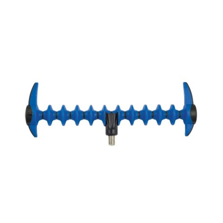 Cap suport multi-feeder KD-X010, 80 x 225 mm, negru/albastru, plastic