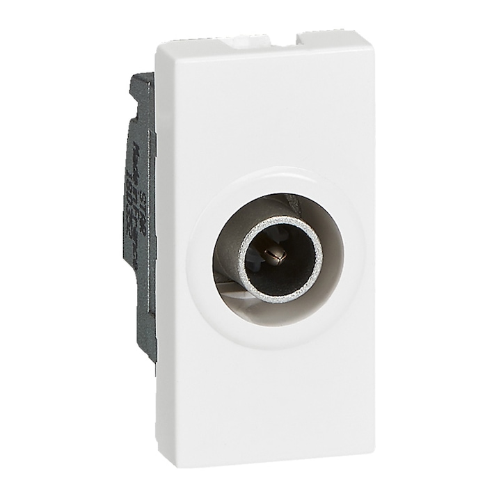 TV aljzat, egyszerű, apa Ø 9.52 mm, 1 modul, 078793 Legrand