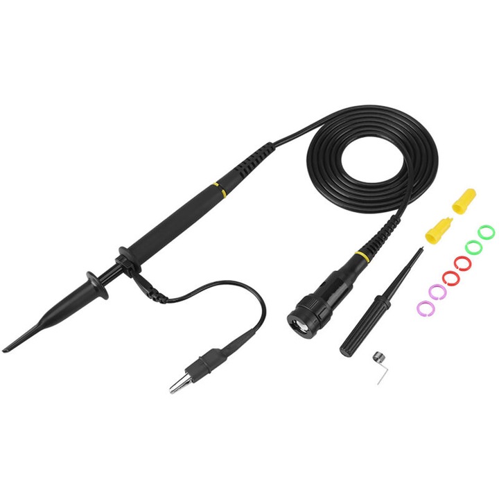 Sonda osciloscop 100X 2kV 100MHz ergonomic multicolor