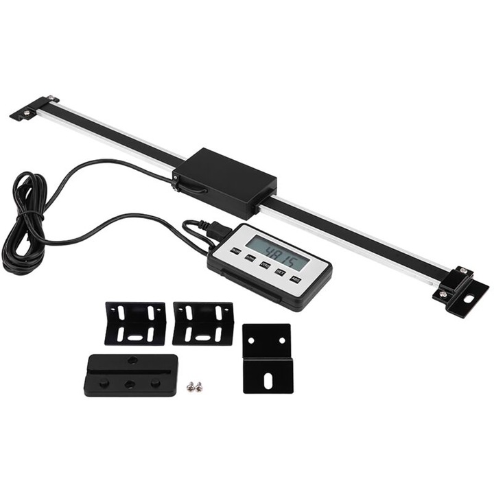 Set afisaj digital lungime 0-300mm, precizie 0.10mm, ecran LCD, magnetic, 43.8cm