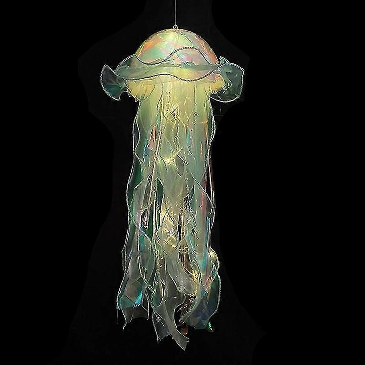 Lampa de veghe meduza, lumina calda, portabila, 20x10cm