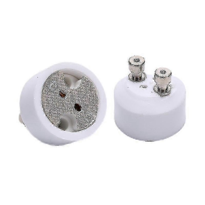 Adaptor soclu bec halogen GU10 la MR16, alb, standard