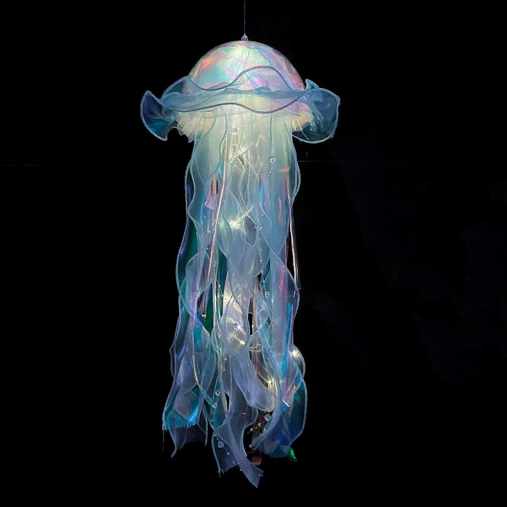 Lampa de veghe meduza, lumina calda, portabila, 1 buc.