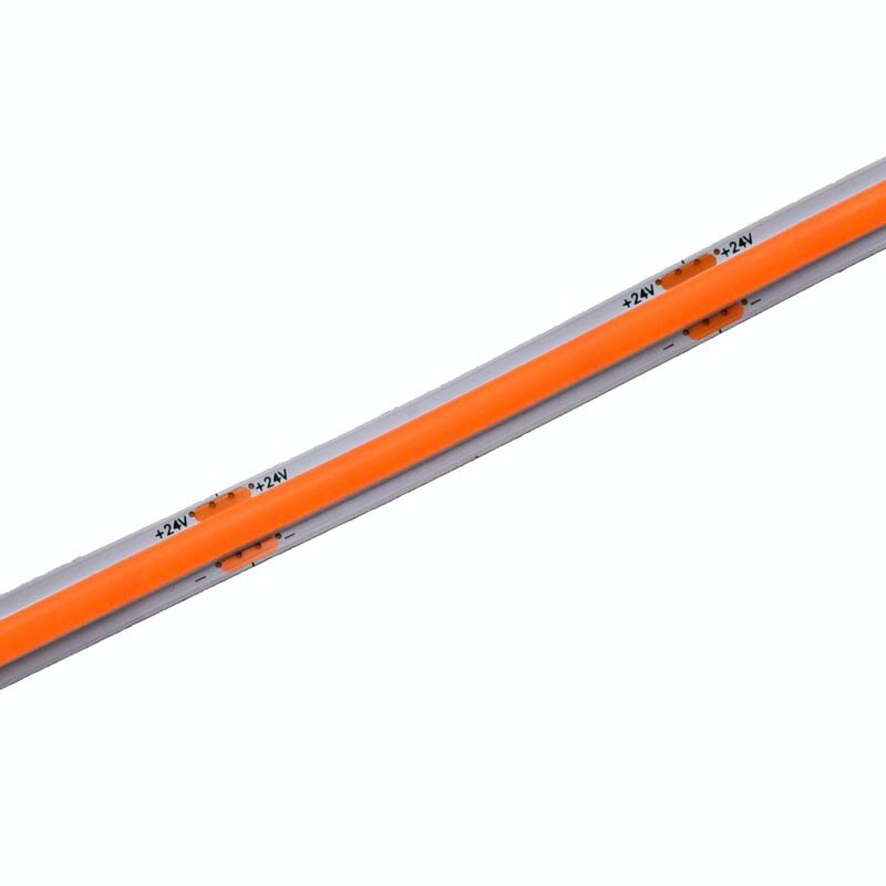 Banda led cob 24v roz 8mm 11W/m IP20 5m - eMAG.ro