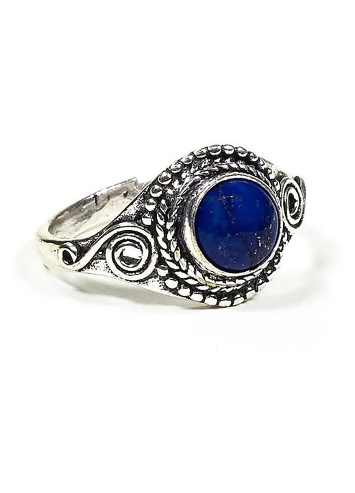 Inel reglabil cu lapis lazuli – pentru intuitie si claritate