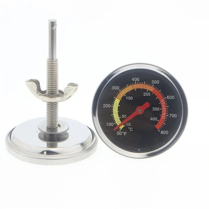 Termometru cuptor inox 8x6cm argintiu
