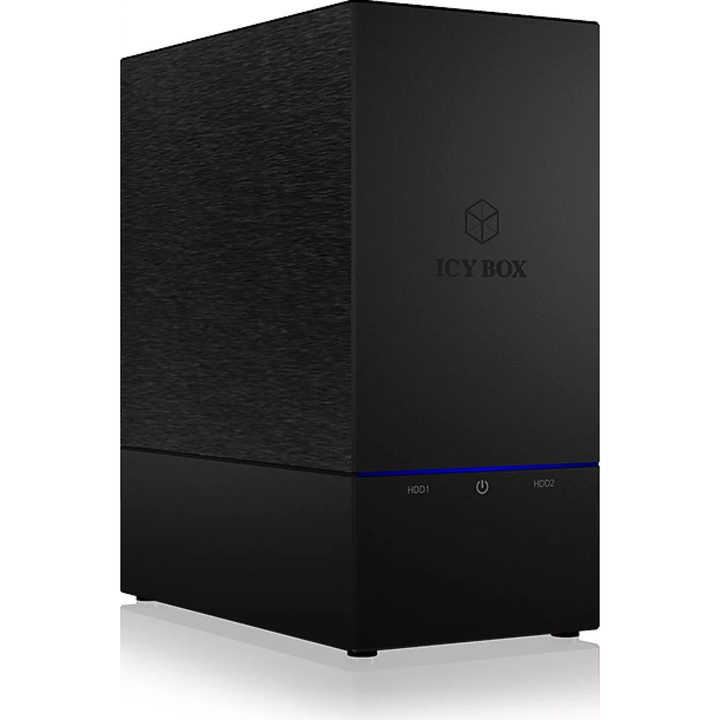 Rack HDD IcyBox IB-RD3621U3 RAID USB 3.0 SATA 3.5Inch Negru