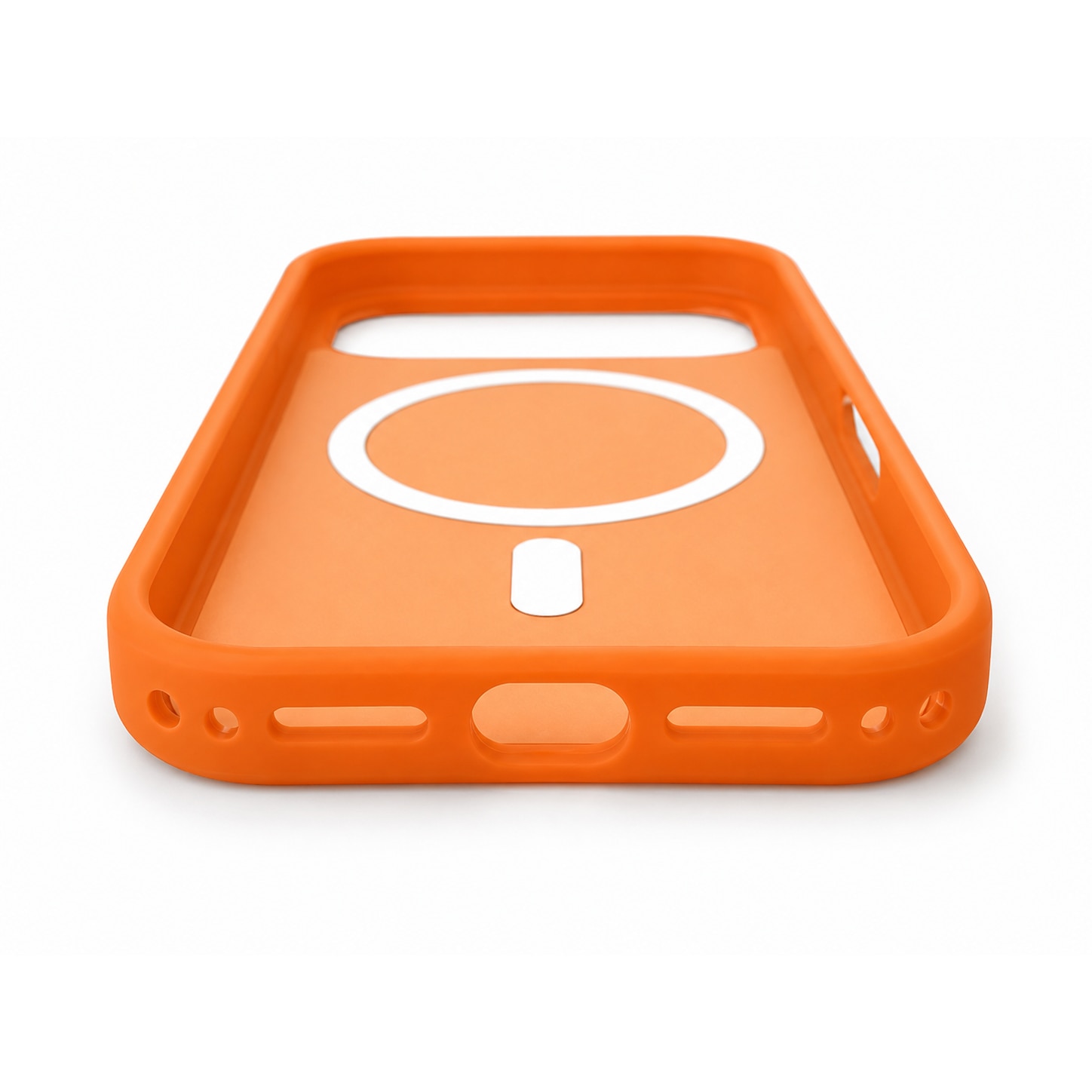 Husa protectie Mat-Tech compatibila cu iPhone 17 Pro, MagSafe, Protectie Camera, Decupaje Precise, Rezistenta la impact, Orange