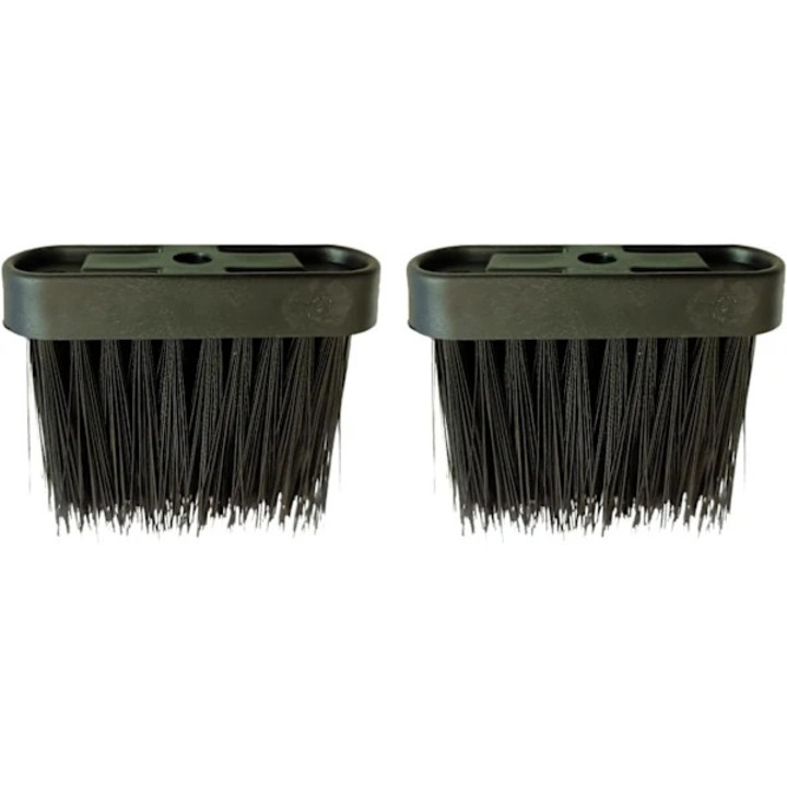 Set 2 perii ovale pentru sobe lemn, plastic, 2 buc