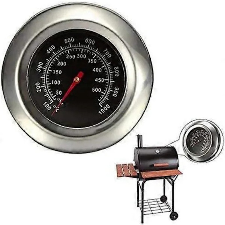 Termometru gratar inox 76x13.5x49mm, 80g