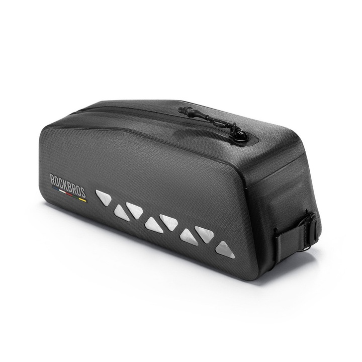 Geanta pentru bicicleta Rockbros ROAD TO SKY AS-142, Waterproof, Montare pe cadru, 1L, Poliester, Negru