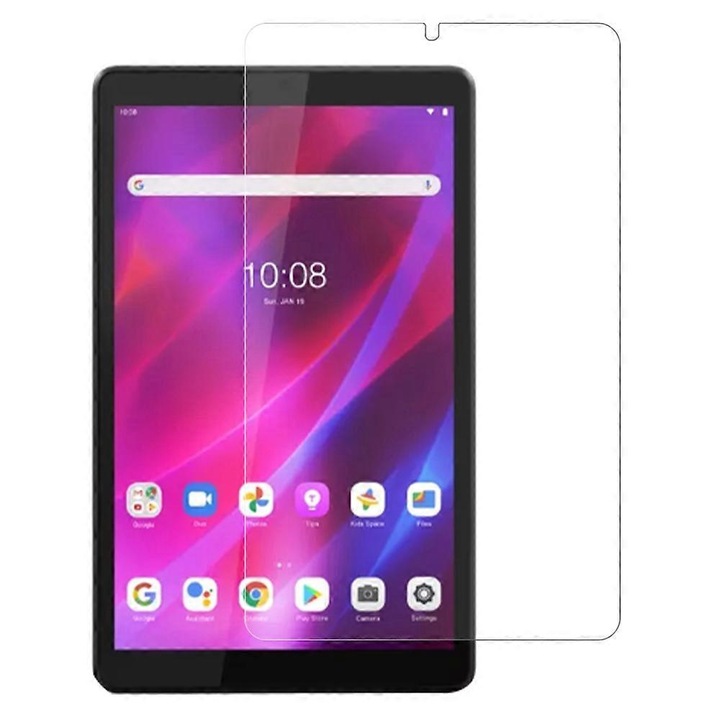 Edzett üvegfólia Lenovo Tab M8 4th Gen készülékhez, átlátszó, 2.5D, 20x12cm