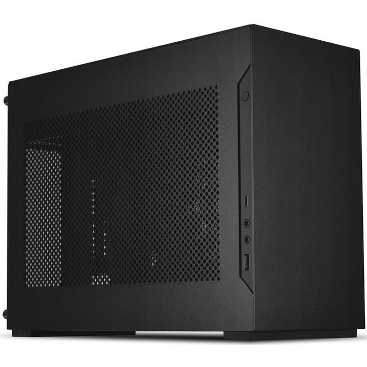 Lian Li x DAN Cases A4-H2O Mini-ITX Obudowa PC z riserem PCIe 5.0 - czarna