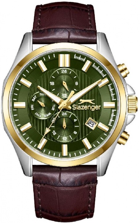Мъжки часовник SLAZENGER SL.09.2626.2.272 зелен моден в момента