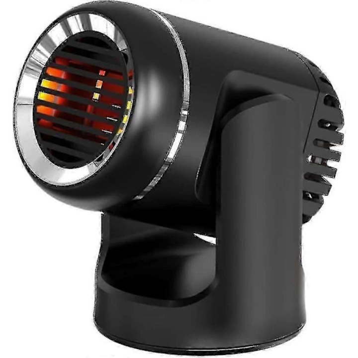 Incalzitor auto 12v 24v dezghetare parbriz portabil negru