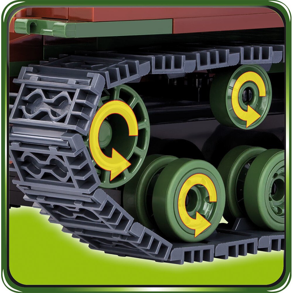 Set de construit Cobi, Small Army, Tancul Sovietic KV-1 (470pcs