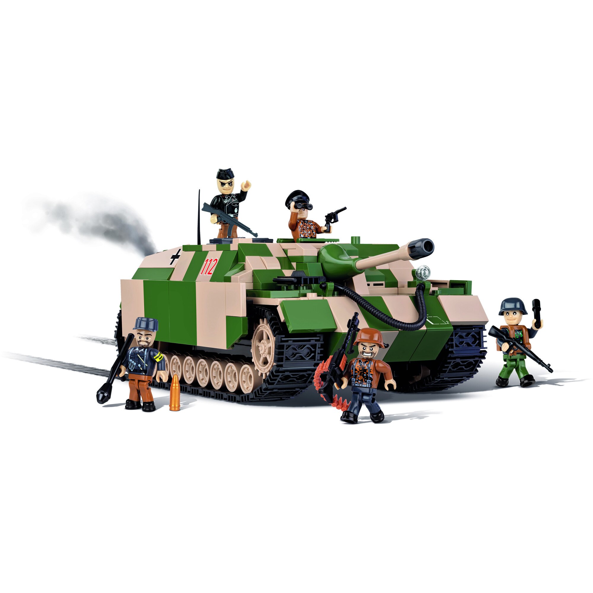 LP ドイツ Documental Series Military 8枚セット Set de construit Cobi, Small Army, Tan German Jagdpanzer IV L/48