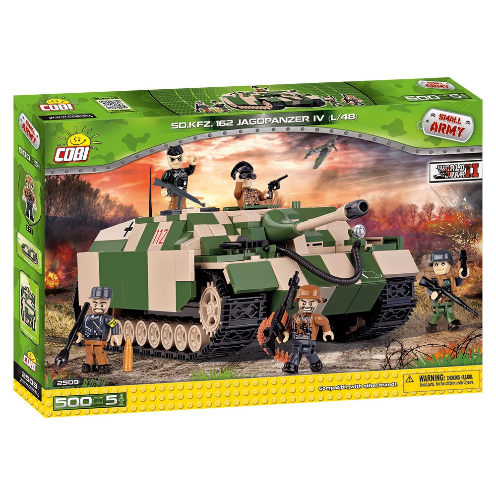 Set de construit Cobi, Small Army, Tan German Jagdpanzer IV L/48