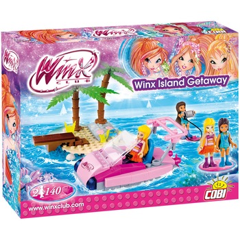 Set de construit Cobi, Winx, Portalul insulei Winx (140pcs, 2fig) Set de construit Cobi, Winx, Portalul insulei Winx (140pcs, 2fig)