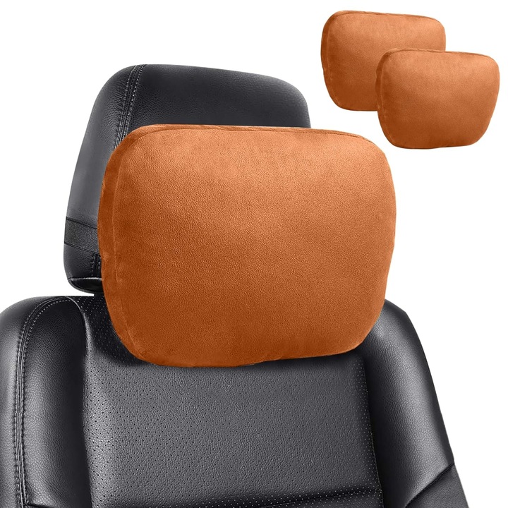 Set 2 perne suport gat auto universale, confortabile, maro