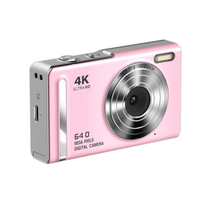 Aparat foto digital compact 64MP zoom 16x LED flash negru