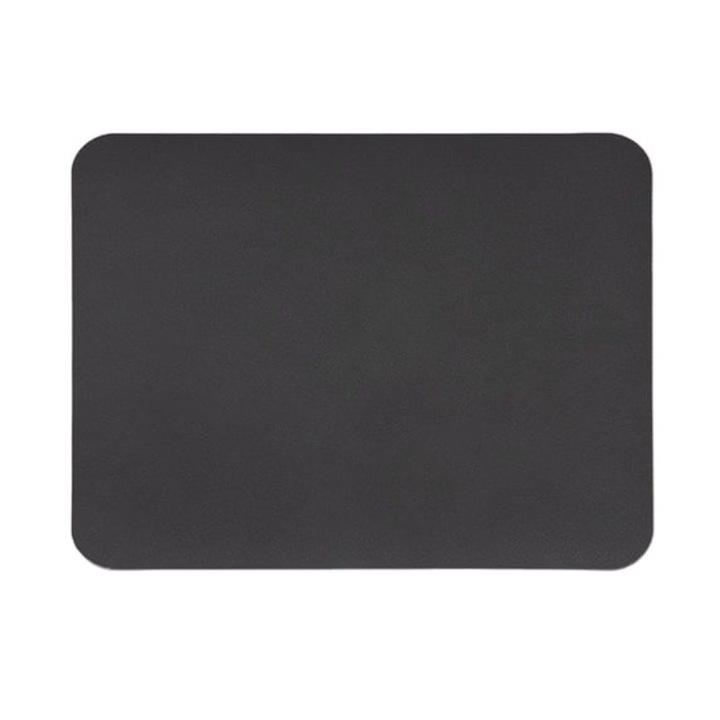 Set 3 mousepad dreptunghiular, negru, 30x24cm, baza cauciuc, compact