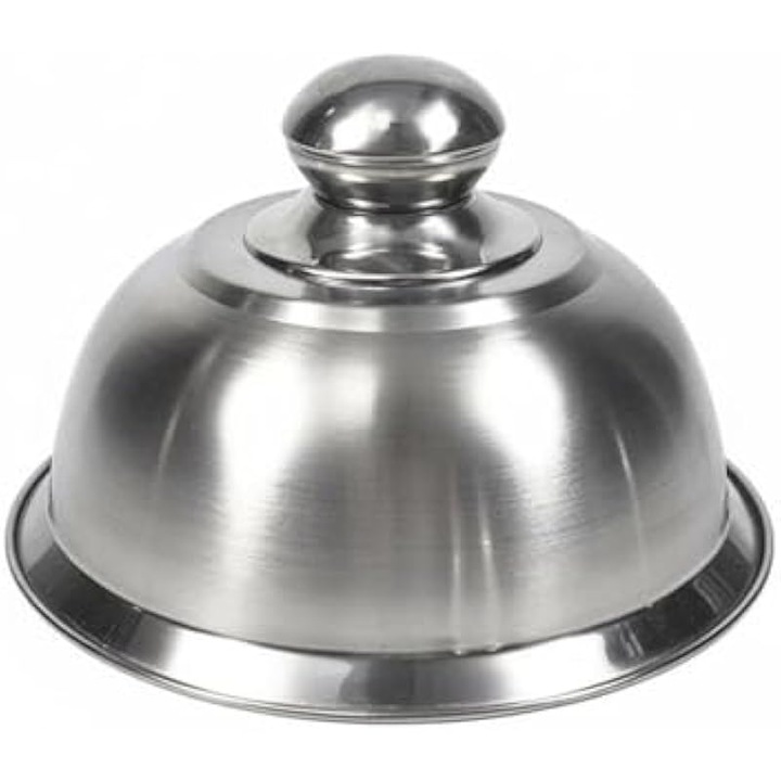 Capac pentru gatit din otel inoxidabil, 24cm, maner bila, rezistent la caldura