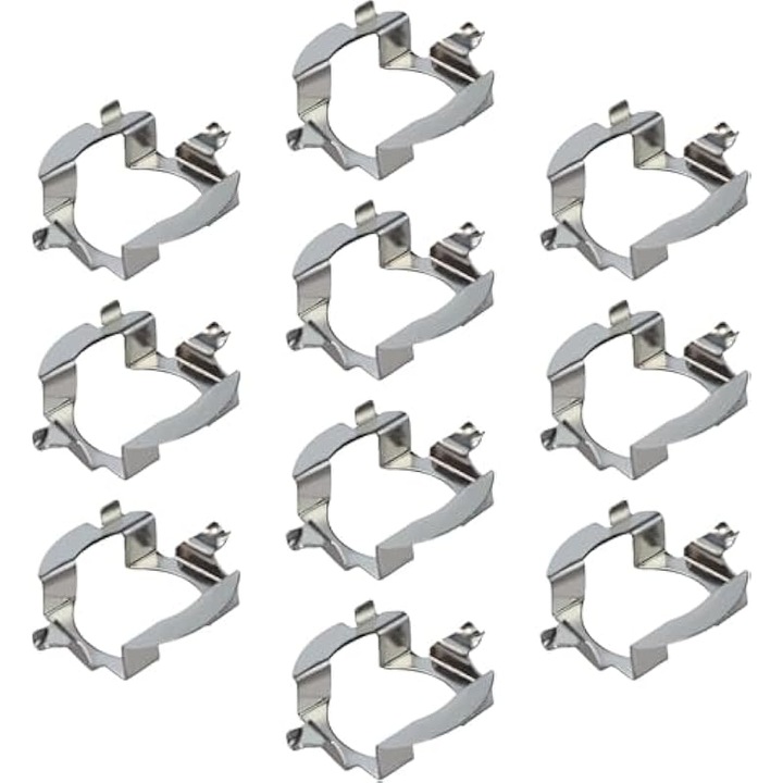 Set 10 adaptoare bec H7 LED auto, suport far, negru, universal