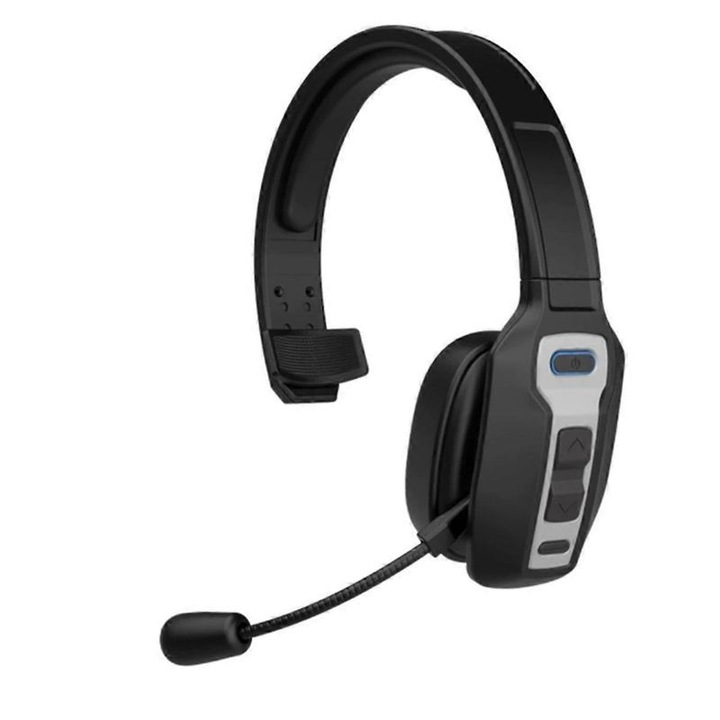 Bluetooth слушалки с микрофон, водоустойчиви, контрол на възпроизвеждането, черни, полуотворени, 60ч живот на батерията