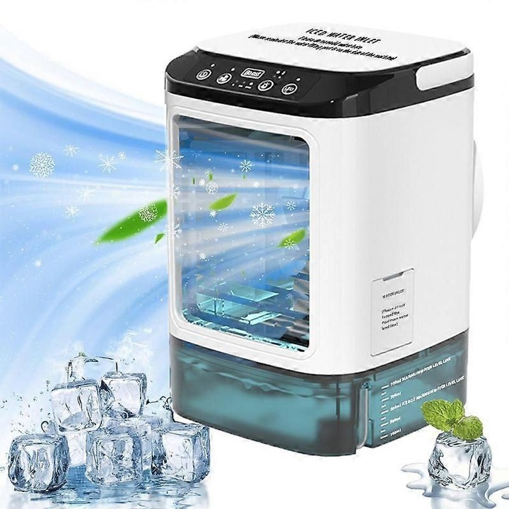 Hordozható 3 az 1-ben légkondicionáló, 900ml, többszínű, kompakt