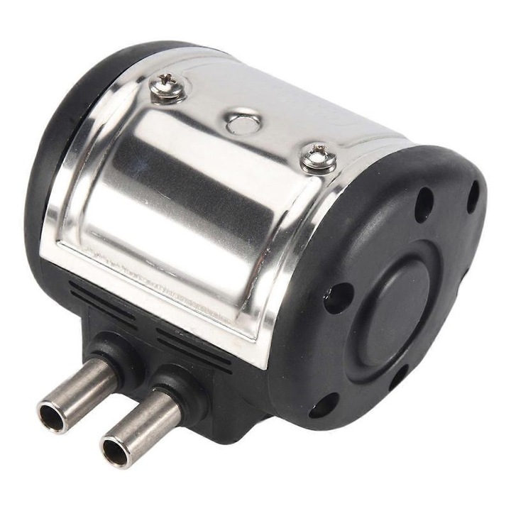 Pulsator pneumatic pentru mulgatoare, reglabil, argintiu-negru, inox-plastic