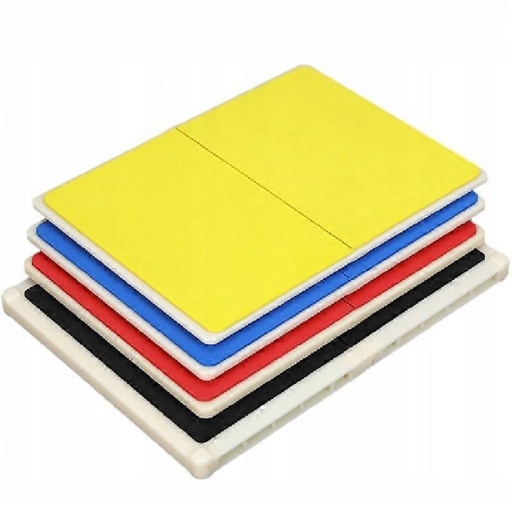 Placa antrenament Taekwondo Karate set 4 niveluri dificultate multicolor 31x23cm