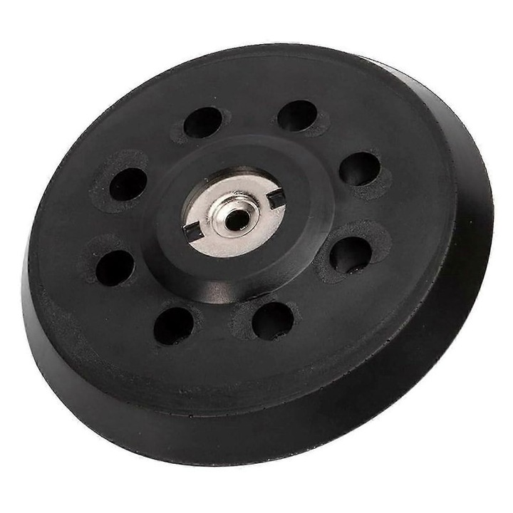 Csiszolókorong 125mm, csiszolószivacs, közepes keménységű, fekete