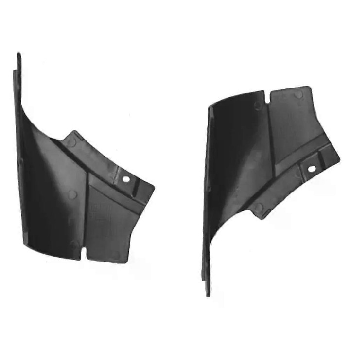 Set 2 capace spoiler fata, negru, Dodge Challenger, dimensiuni standard