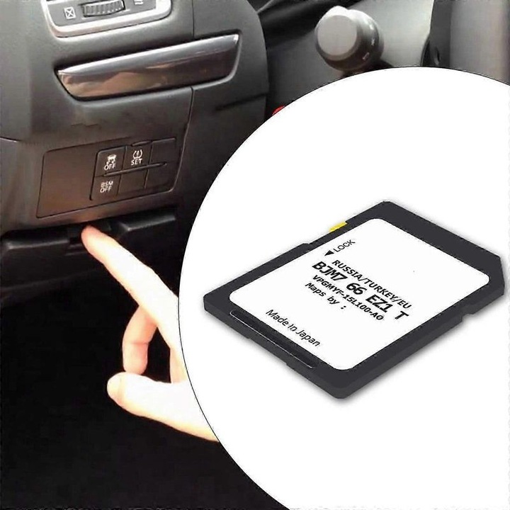 Card memorie 16GB pentru Mazda Connect, harti Europa, 32x24mm