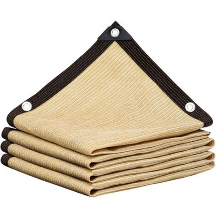 Panza de umbrire 2x3m, polietilena rezistenta, ochiuri pentru fixare, protectie solara