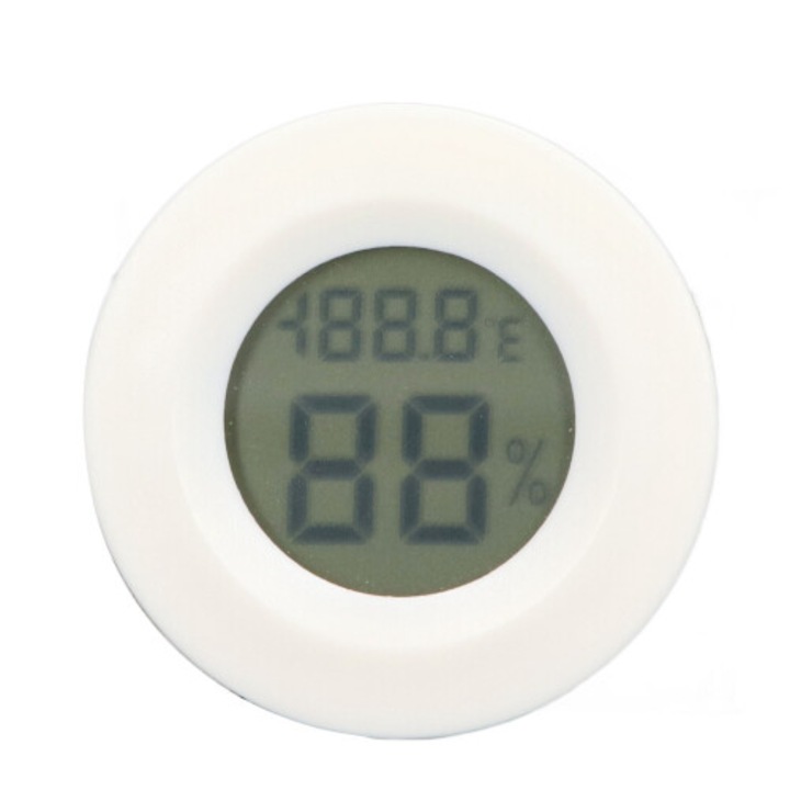 Termometru digital mini umiditate temperatura acvariu terariu multifunctional