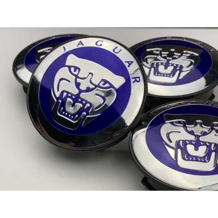 4 db kerékközép kupak, 59mm, kék