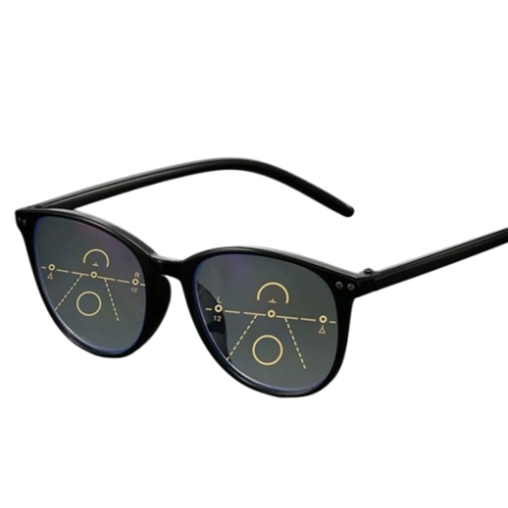 Ochelari de vedere photochromic, multifocali, protectie UV400, unisex