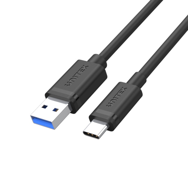 Unitek USB 3.1 kábel, 1.5m, fekete, 5Gbps, 2A
