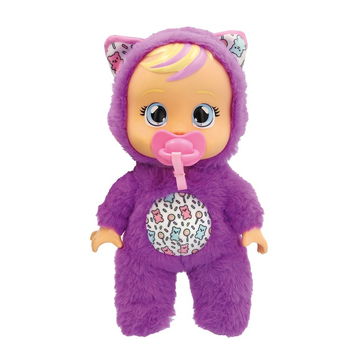 Papusi Cry Babies Koukla Klapsoulinia Tiny Cuddles, multicolor, 18+ cm