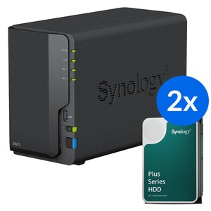 Server NAS Synology DS223 set 8TB, 2 bay, Tower