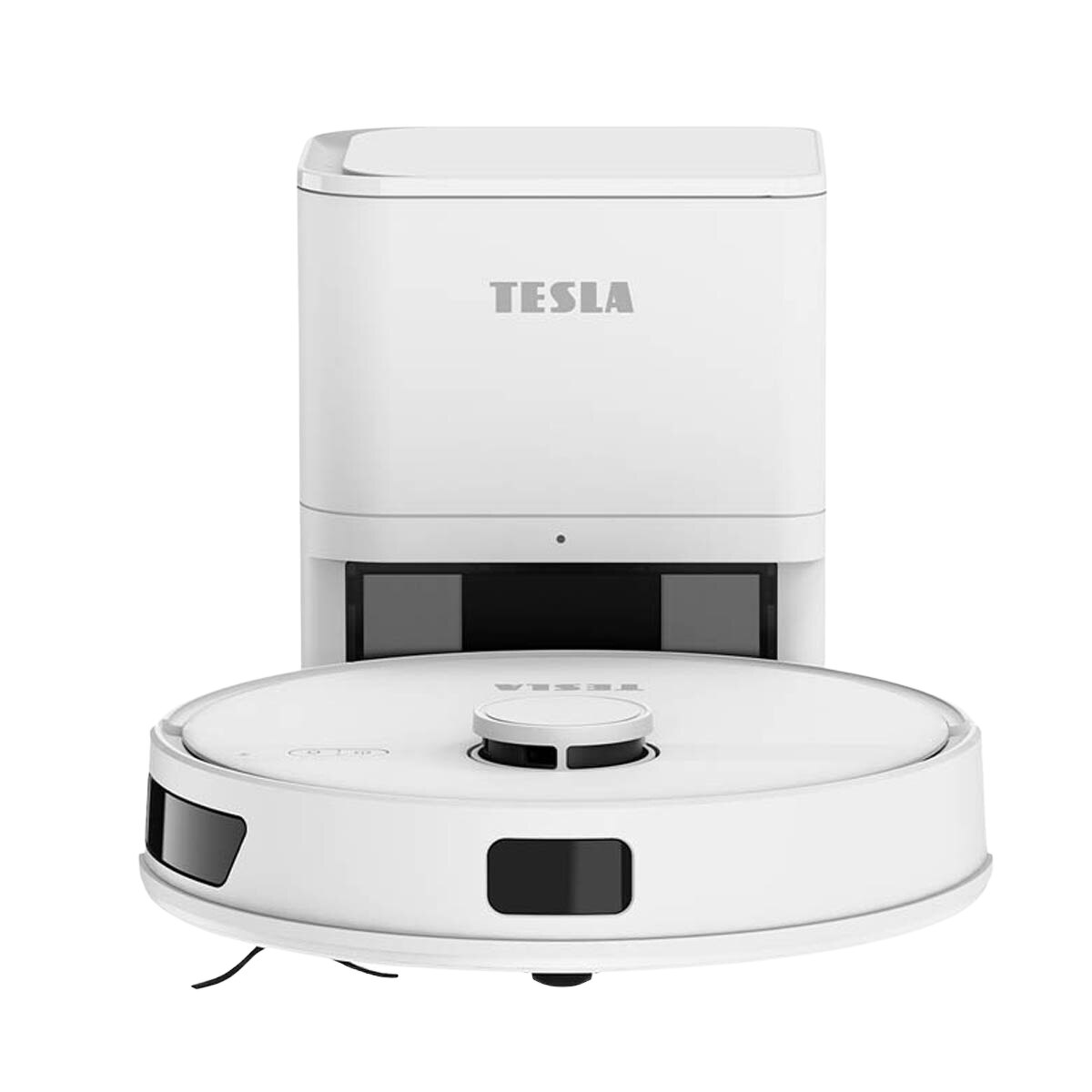 Robot aspirator Tesla RoboStar iQ660 Plus, LiDAR, mop, alb, 32x9.7cm