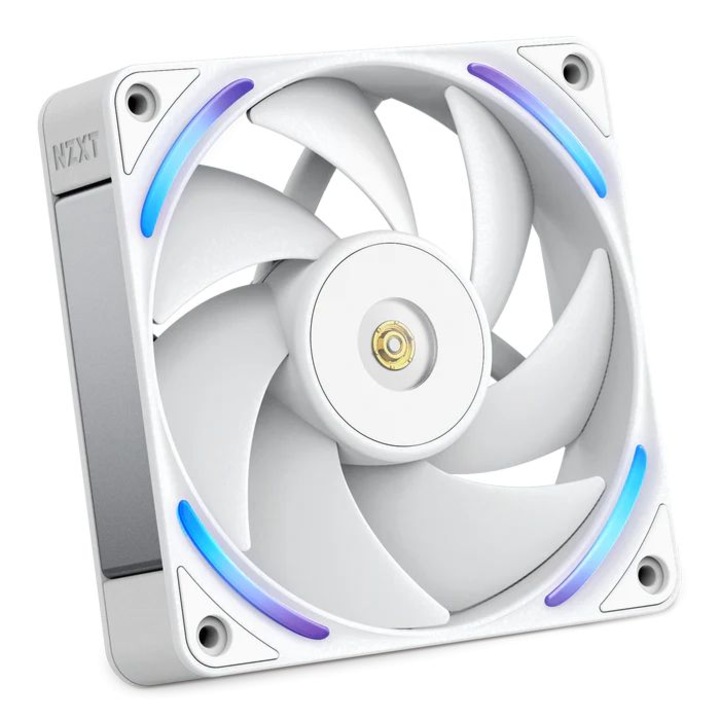 Ventilator PC NZXT F120X RGB alb 12cm 3100rpm