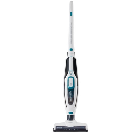 Aspirator vertical 2in1 Leifheit Regulus PowerVac, 20V, perie cu iluminare, 0.45 l, Pliabil, Alb