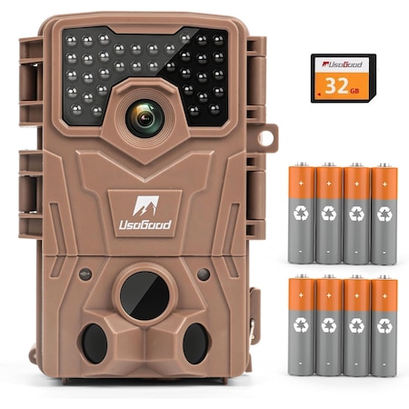 Cameră de vânătoare usogood 48 MP, 4K, IP66