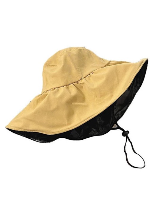 Palarie dama cu deschidere pentru coada de cal, bor larg, protectie UV, outdoor, vanatoare, pescuit
