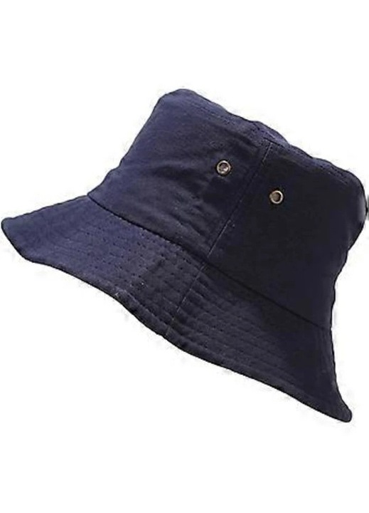Palarie de vara, unisex, albastru inchis